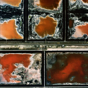 Intense Red/Yellow, Black Scribble