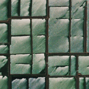 Shimmering Green/Bronze Grid